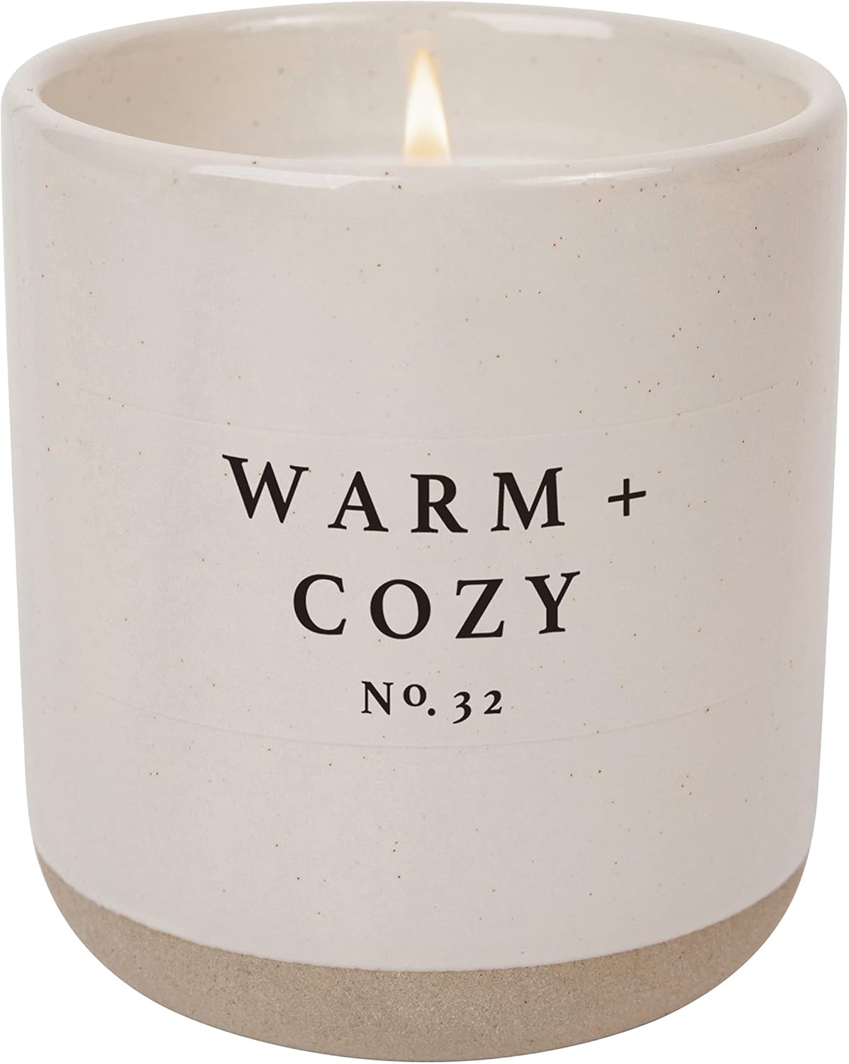 Candles & Holders - Sweet Water Decor Warm and Cozy Candle | Pine, Orange, Cinnamon, and Fir Winter Scented Soy Candles for Home | 12oz Stone Jar, 60+ Hour Burn Time, Made in the USA