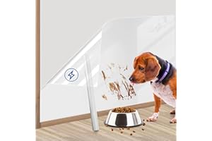 Electrostatic Wall Protective Film, 15.7in X 9.84ft Clear Contact Paper Kitchen Wall Protector, Removable Contact Paper Stati