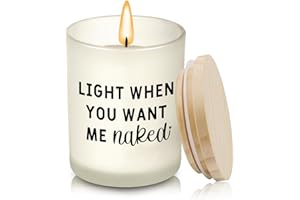 DONVON Gifts for Him Boyfriend Husband Men Couples Gift Ideas, Romantic Valentines Day Gift for Him, Naughty Boyfriend Birthday Gifts, Funny Anniversary Presents for Men Husband Couple, Christmas, Candles