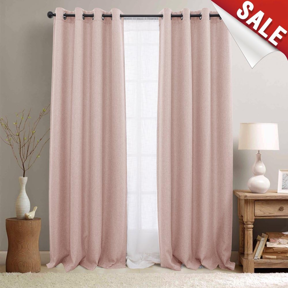 Best Pink Curtains Living Room