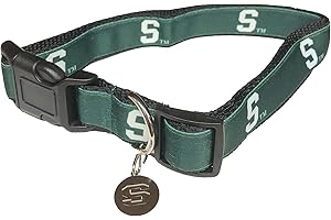 PRO SPORT BRAND College Pet Dog Collars (Small, Michigan State)