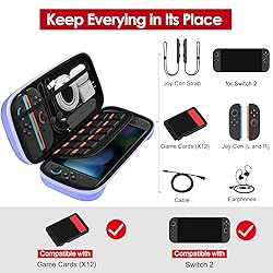 ivoler Carrying Case for Nintendo Switch 2