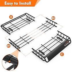 FIVKLEMNZ Car Rooftop Cargo Carrier Roof Bag