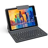 ZAGG Pro Keys Detachable Case and Wireless Keyboard for Apple iPad Pro 10.2", Multi-Device Bluetooth Pairing, Backlit Laptop-