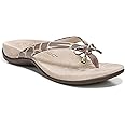 Vionic Women's Rest Bella Toe Post Sandal- Supportive Ladies Orthotic Sandals that include Three Zone Comfort with Arch Support- Flip Flop for Ladies, Medium and Wide Width Size 5-12