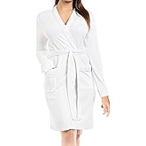 NY Threads Women's Robe Soft Knit Waffle Bathrobe Lightweight Knee-Length Loungewear
