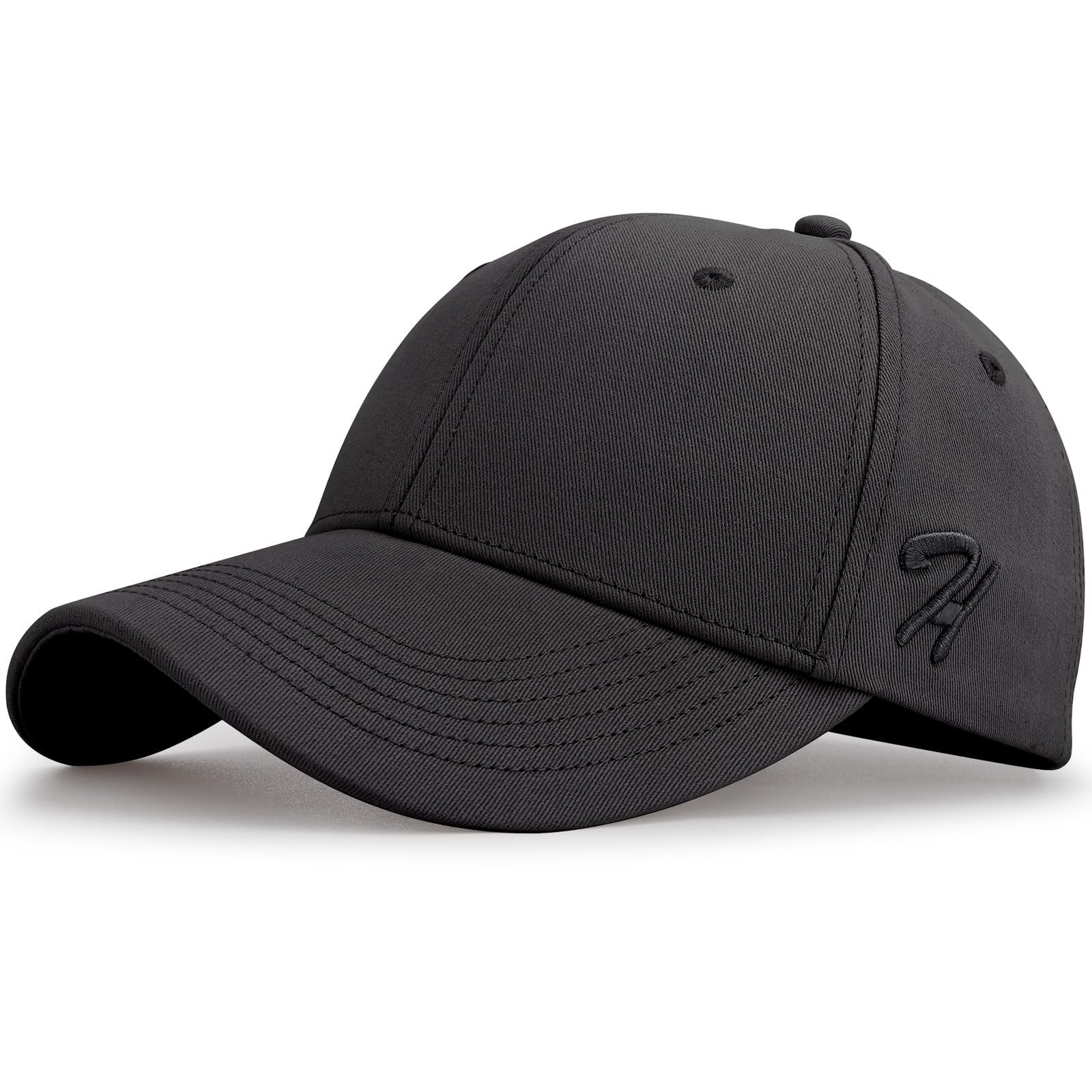 HASAGEI Baseball Cap Herren Damen 100% Baumwolle Basecap Verstellbar Baseball Kappe Reine Farbe Baseboard Baseballkappe für Tennis Golf Reisen Geschenkidee