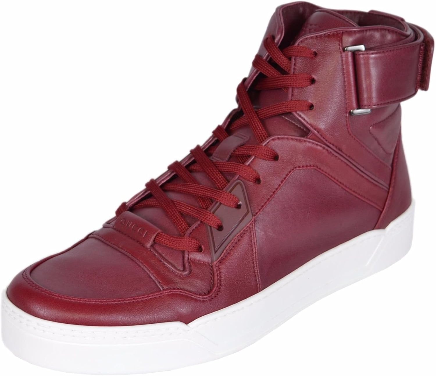 dark red high tops