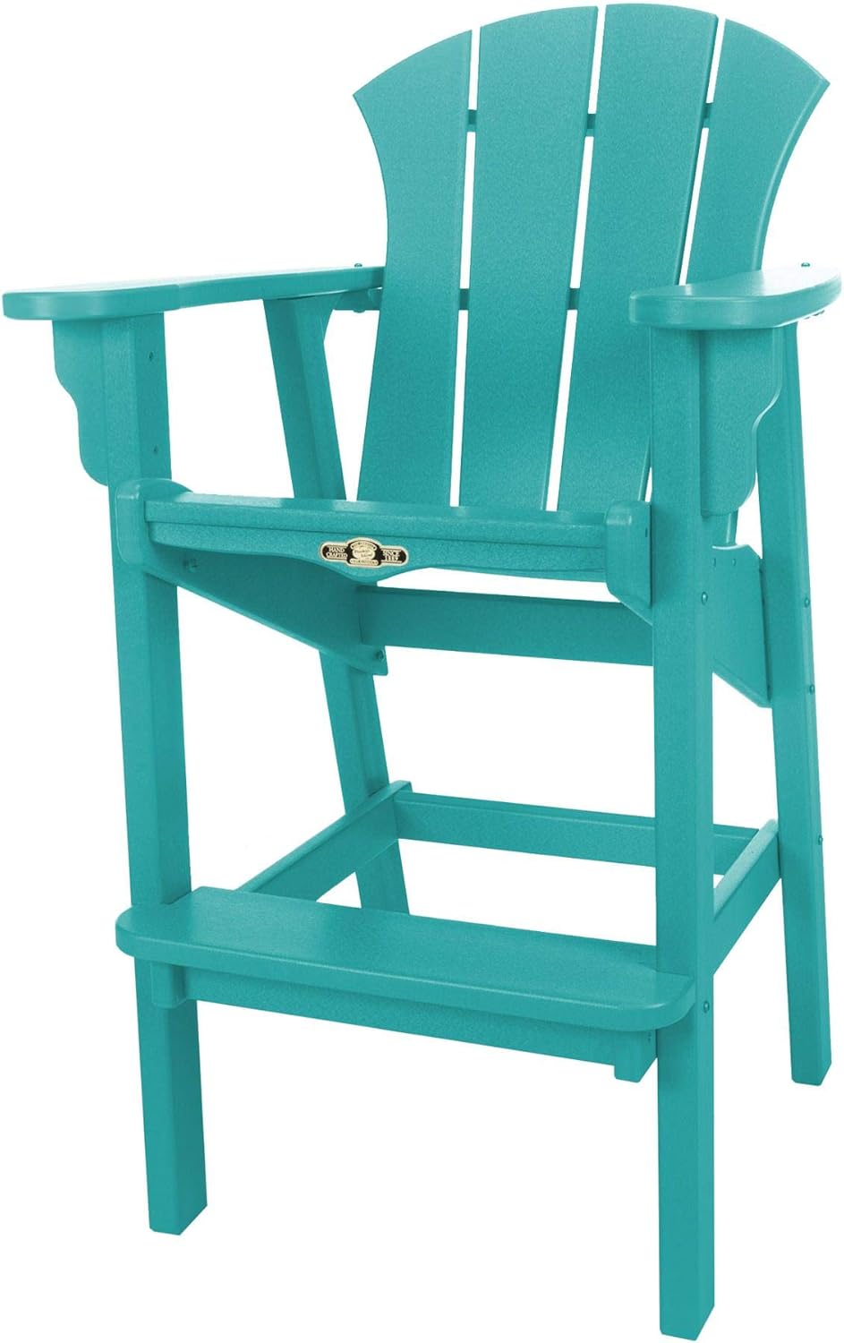 amazon 4 piece patio set on Amazon Com Original Pawleys Island Turquoise Durawood Sunrise Bar Height Chair Eco Friendly Durawood Stainless Steel Hardware Fit N Finish Design Handcrafted In The Carolinas Garden Outdoor