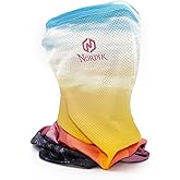 Nordik Neck Gaiter Windproof Face Mask Cover for Skiing, Cycling, hiking, surfing for Men & Women- Ice Blue Ink