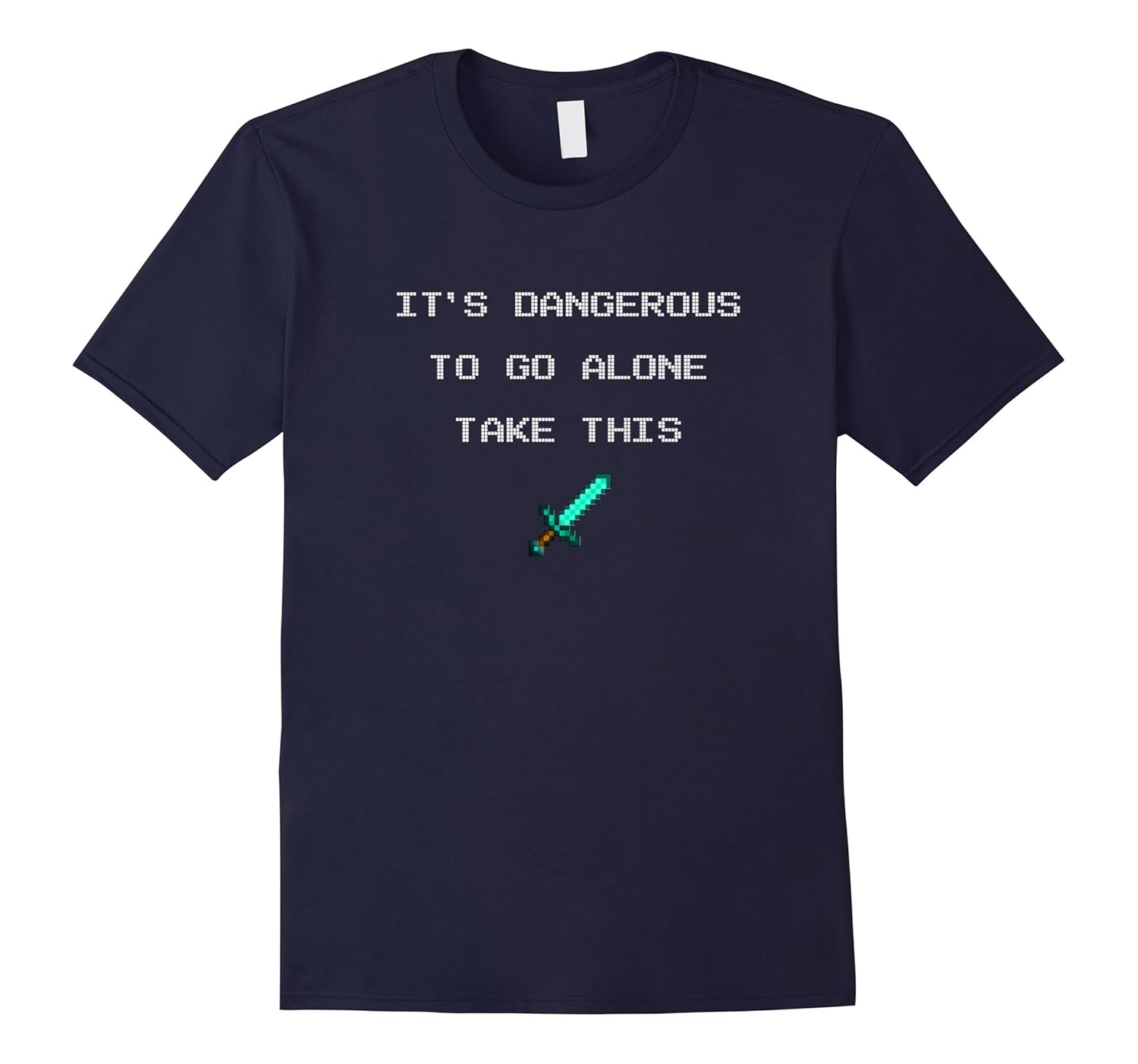 Retro 80s & 90s T Shirts Vintage Its Dangerous To Go Alone-ANZ