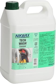 【クリックで詳細表示】NIKWAX(ニクワックス) 洗濯洗剤 撥水生地用 テックウォッシュ 5L EBE185