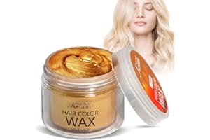 Hair Color Wax, Magic Master Keratin Instant Hair Wax Styling Pomades, Temporary Hair Dye for Men and Women Party, Festival, 