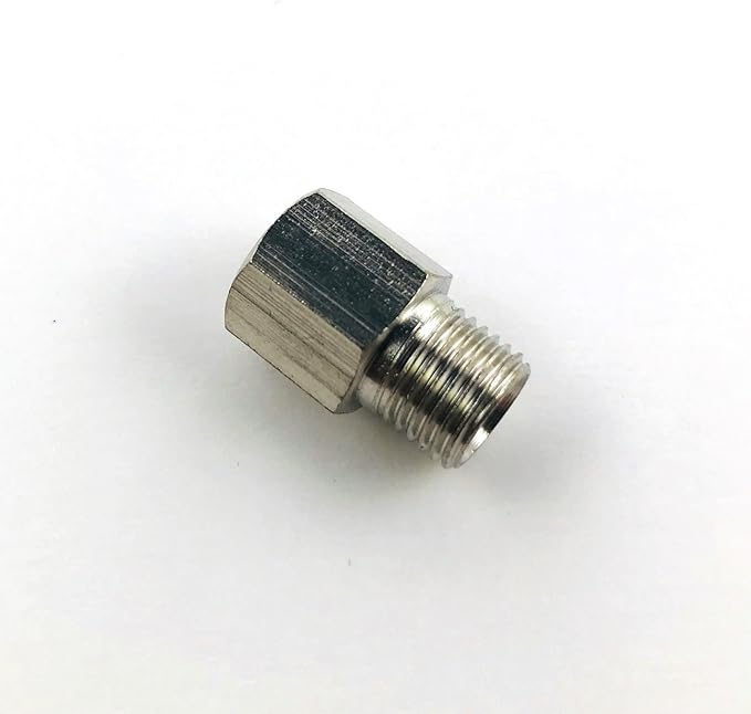 Pipe Metric Fitting Adapter 1/8" BSP BSPP Female to M10 M10X1 M10X1.0 Male Automotive