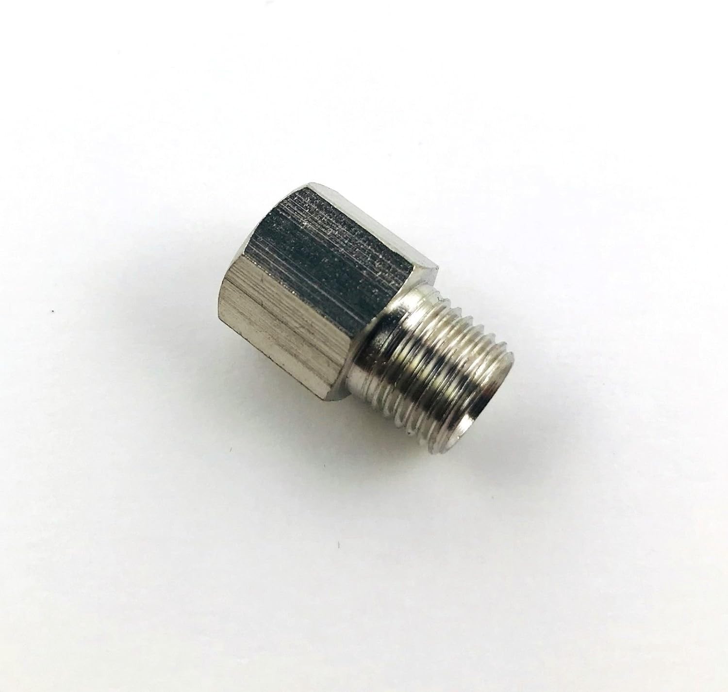 Adattatore Dritto AN-6 Maschio A 1/8 BSP BSPP - Alluminio Nero Per Raccordi Olio