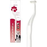 JAYU PET Dental Care Brush with Soft Bristles 1ea | Dog Toothbrush, Cat Toothbrush, For Kitten and Small Dogs, Removes Old Plaque and Tartar, Easy Cleaning