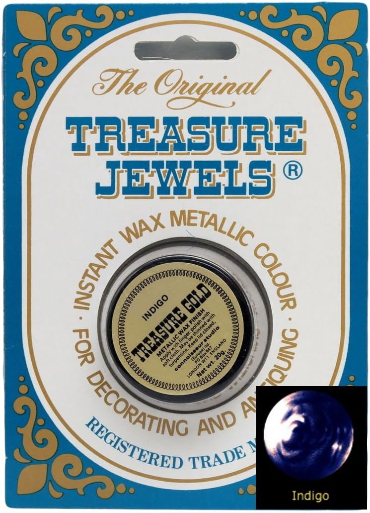 Treasure Jewels Metallic Gilding Wax 25g - Indigo