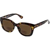 Peepers by PeeperSpecs Oprah's Favorite Women's Center Stage Oversized Bifocal Sunglasses - Tortoise +1.50