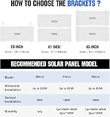 ECO-WORTHY 2-Sets 45in Adjustable Solar Panel Mount Brackets Kit view 3