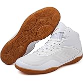 BKWHDAY Wrestling Shoes Boxing Boots for Men Youth Women Lightweight Breathable Non-Slip Cross Training Squats Bodybuilding Gym