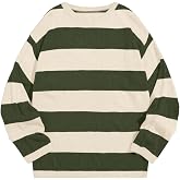 Floerns Men Striped Pullover Sweater Colorblock Crew Neck Knit Casual Tops | Men's Striped Pullover Sweater Colorblock Crew Neck Knit Casual Tops