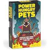 Exploding Kittens Power Hungry Pets, 2-6 Players, Age 7+ Card Game | Keep the highest card, steal from rivals, and backstab your way to power in a quick, easy-to-learn strategy card game.