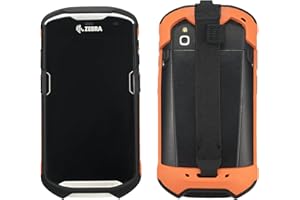 IYOUBOL Protective Cover Bumper Case Rugged Boot with Hand Strap for Zebra TC51 TC510K TC52 TC56 TC57 Orange