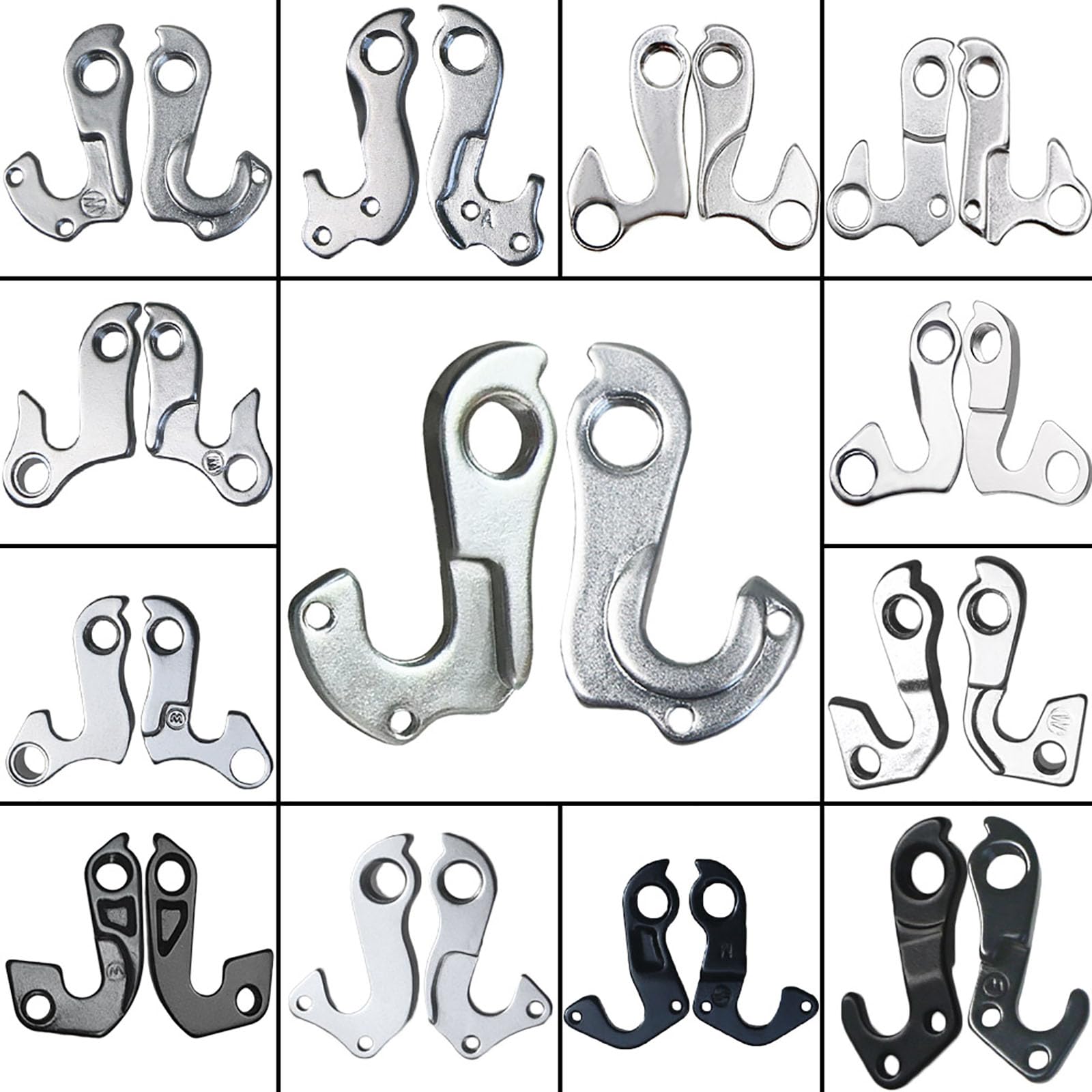 Pack of 2pcs GANOPPER Alloy Rear Derailleur Hanger Transmission Tail Hook For GT,JAVA,REBORN,Aggressor,Avalanche,KHS,Timberline,Kestrel,Kettler,Mongoose