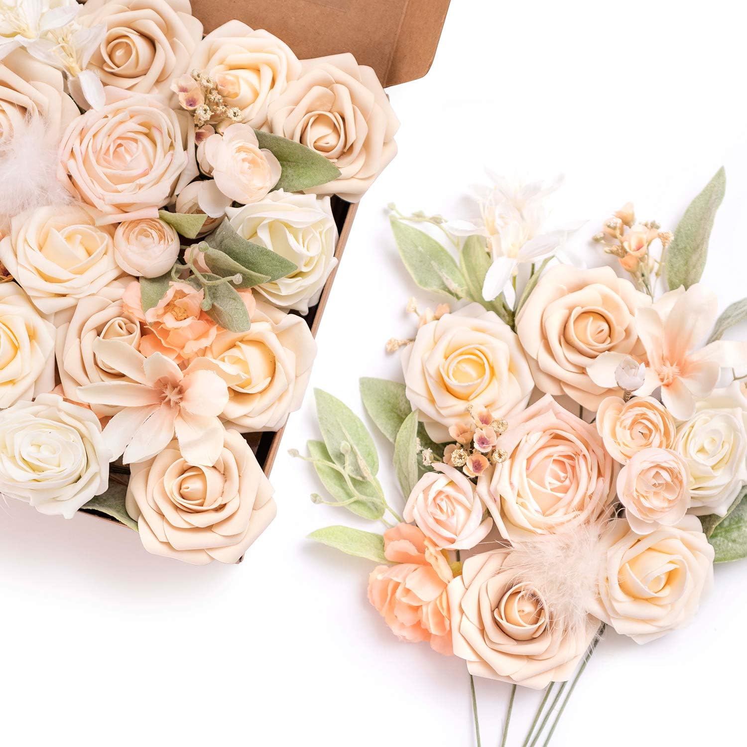 Ling's moment Artificial Flowers Neutral Bone