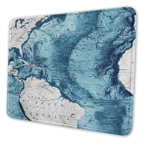 Amazon Com Gaming Mouse Pad Atlantic Ocean Floor South