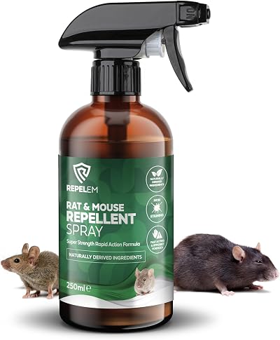REPELEM Peppermint Oil Rodent Repellent Spray 250ml Safe Non-Toxic