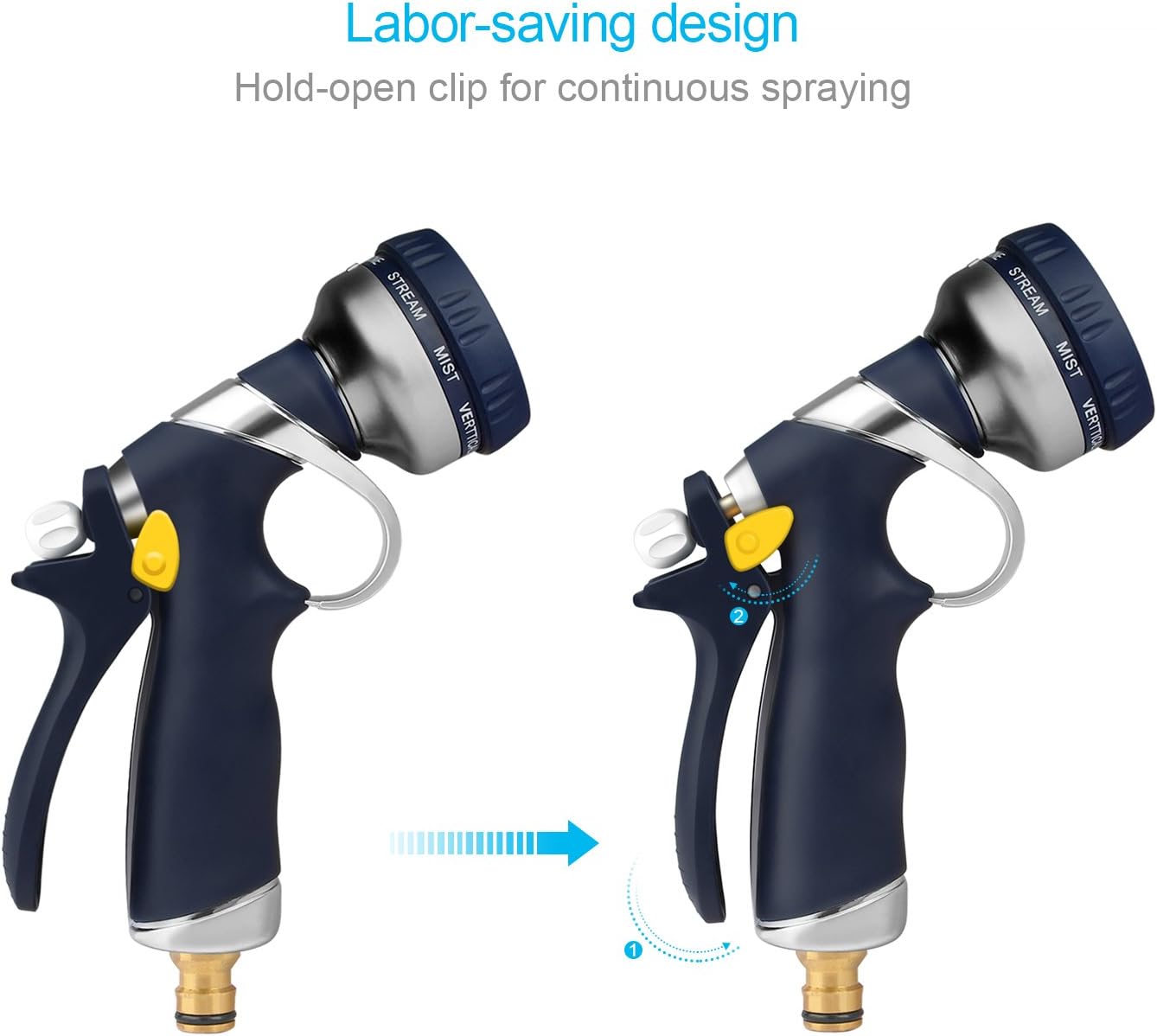 VOXON Hose Pipe Spray Gun with 8 Adjustable Patterns - Image 4