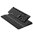 Ospelelf Keyboard Stand with Wrist Rest, Comfy Ergonomic Keyboard Riser Holder for Office Home