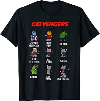 catvengers t shirt