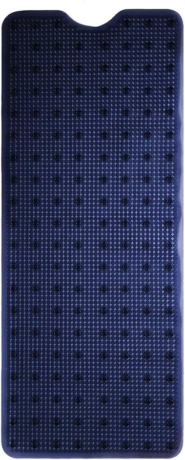Morning View Bath Shower Tub Mat, 40x16, Washable, Antibacterial, BPA, Latex, Phthalate Free, Bathtub Mats with Suction Cups, XL Size Bathroom Mats, Deep Royal Blue