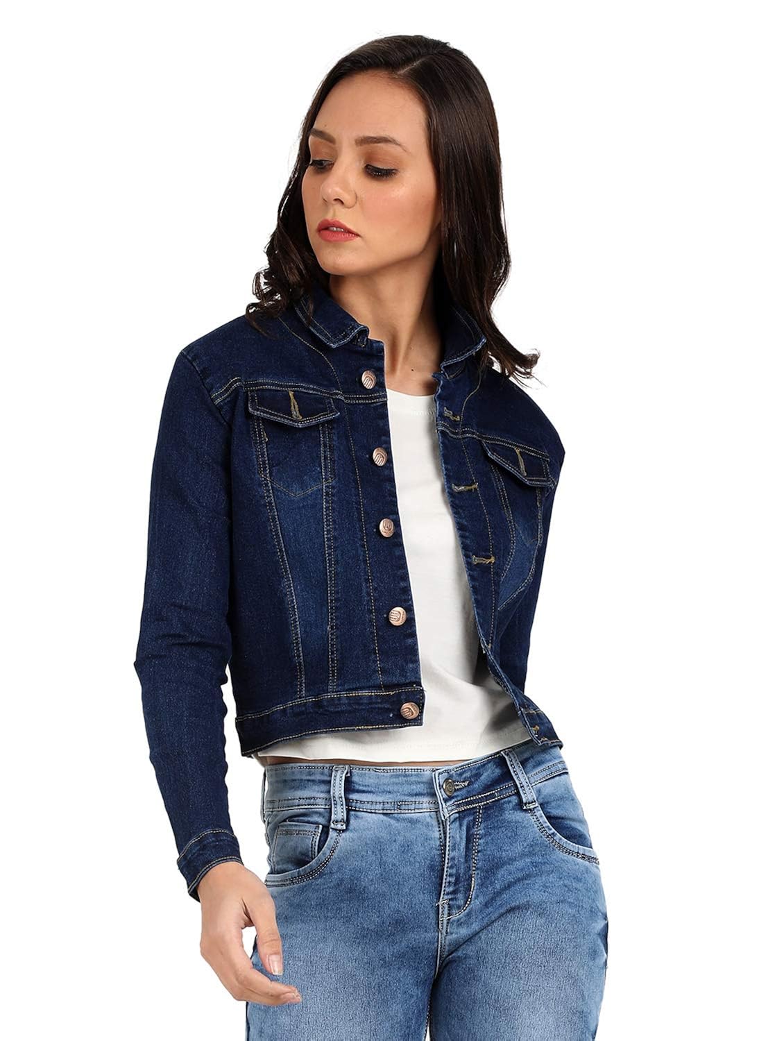 broadstar women denim jacket