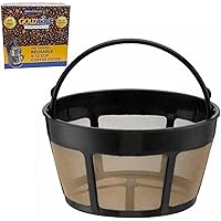 GOLDTONE Reusable 8-12 Cup Basket Coffee Filter fits Hamilton Beach Coffee Makers and Brewers. Replaces your Hamilton…
