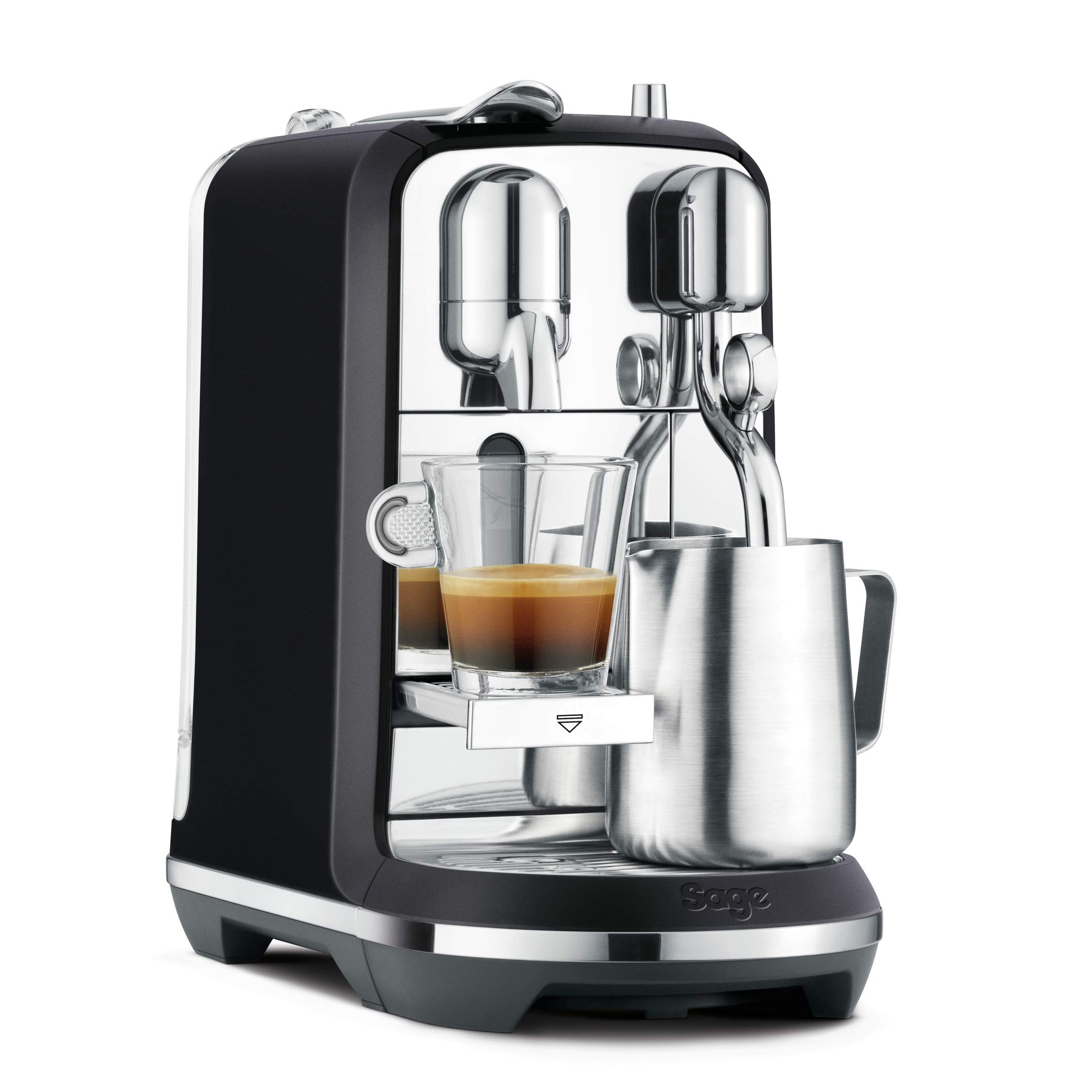 Nespresso Sne800Btr The Creatista Plus De Sage Avec 11 Programmes De Préparation Du Lait, Noir Mat