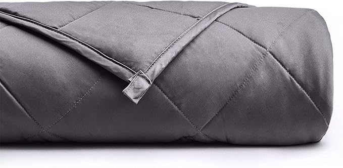 YnM Weighted Blanket (15 lbs, 60''x80'', Queen Size) for People Weigh