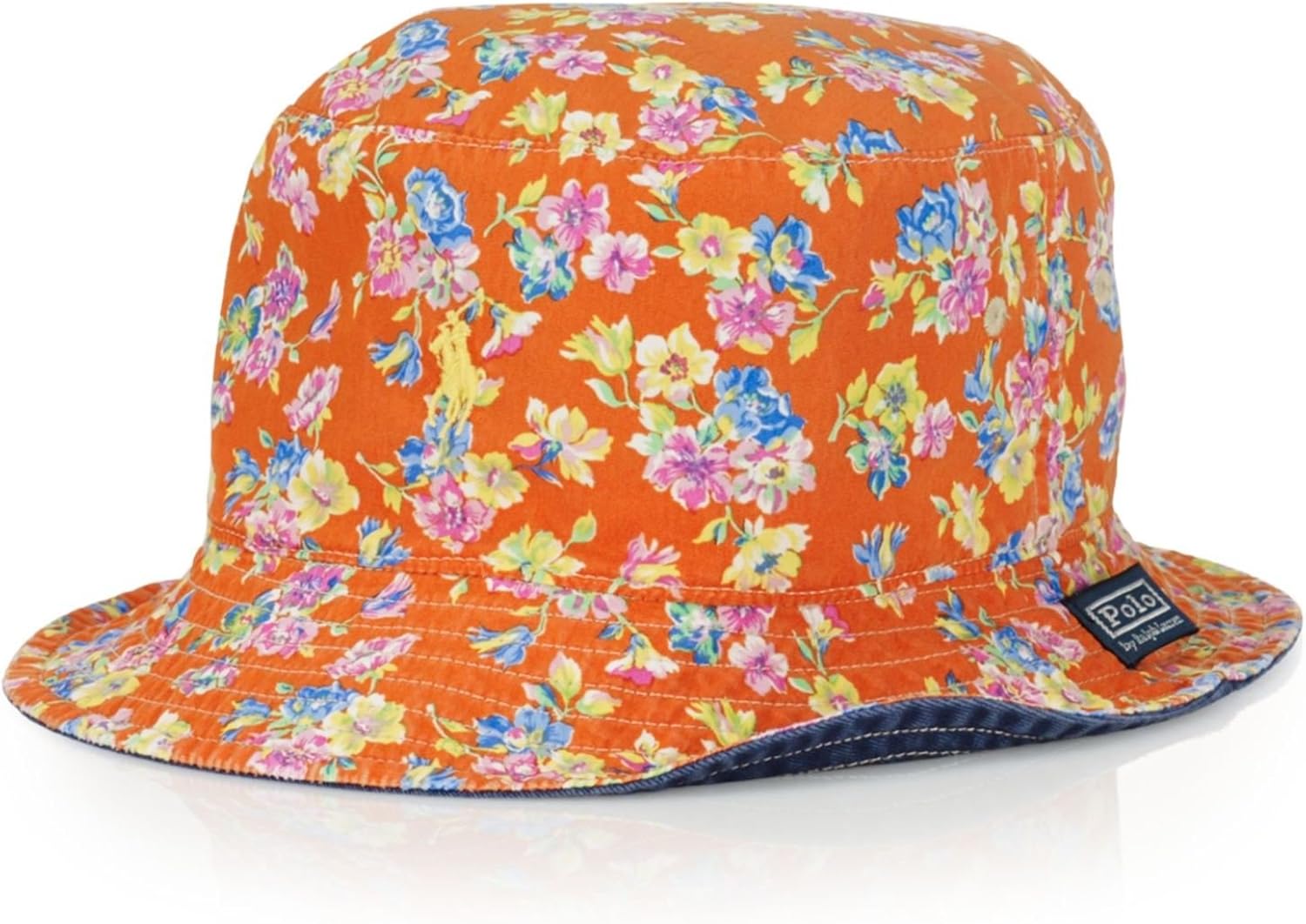 orange polo bucket hat