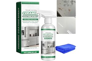 Home Ceramic Tile Cleaner and Polish Spray, Stain-Fighting Formulated for Floor, Wall & Shower Tile, Ceramic Coating Spray Re