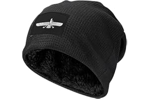 HOSFDHGDO Farvahar Persian Symbol Beanie Winter Hats Slouchy Fleece Lined Knit Warm Skull Cap for Men Women