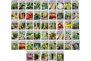 BLACK DUCK BRAND Set of 50 Premium Variety Herbs and Vegetables - Deluxe Garden Choices for Premium Gardening! (50 Variety Premium Garden Vegetable)