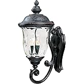 Maxim Carriage House VX-Three Light Outdoor Wall Mount in Early American Style Made with Vivex Material for Coastal Environme
