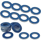 CouTunp 24PCS Oil Drain Plug Gasket Washer, M12 Aluminum Crush Washer, Oil Plug Seals Gasket, Compatible with Toyota, Tacoma, Camry, Lexus, Leak Proof Replacement 90430-12031