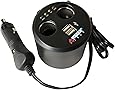 Wagan EL2537-5 Twin USB and 12-Volt DC Cup Holder Power Adapter