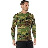 Rothco Mens Long Sleeve Color Camo T-Shirt