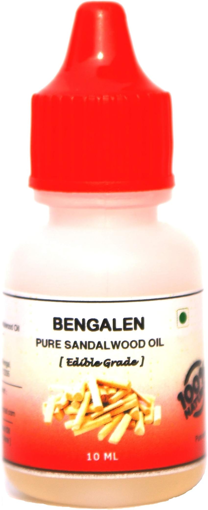 Indian Sandalwood Edible Oil 10 ML - 100% Pure Indian Sandalwood Oil