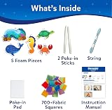 Skillmatics Poke-in Art Underwater Animals Mess-Free Craft Kit view 3