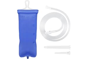 TopQuaFocus 2L Enema Irrigator Home Coffee Enema Bag Kit for Colon Cleansing Portable Enemas for Men Women Colonic Cleanse